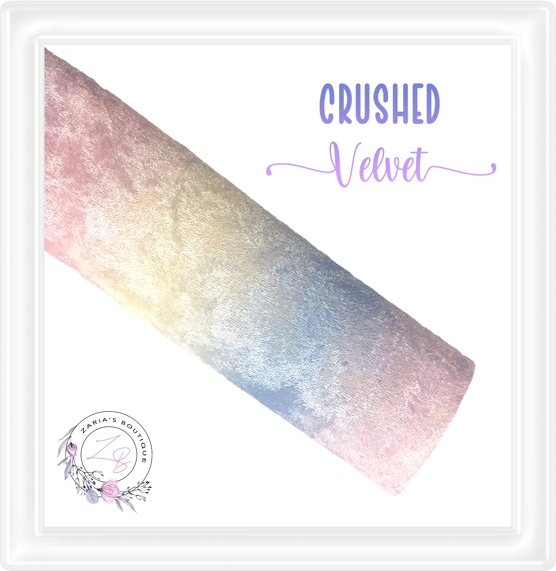 ∙ Crushed Velvet ∙ Pastels  ∙