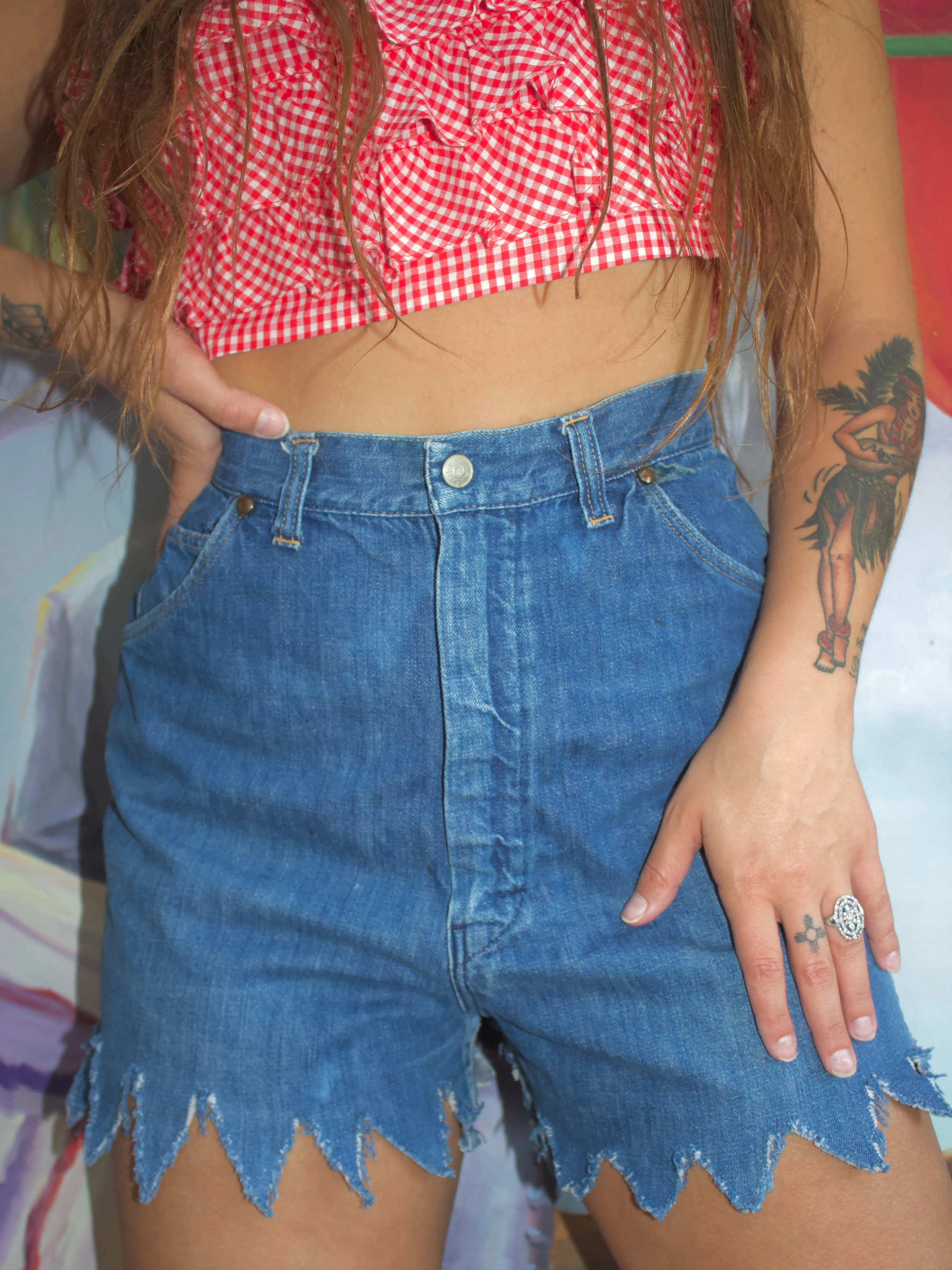 1950s Sawtooth Hem Foremost Cut Off's