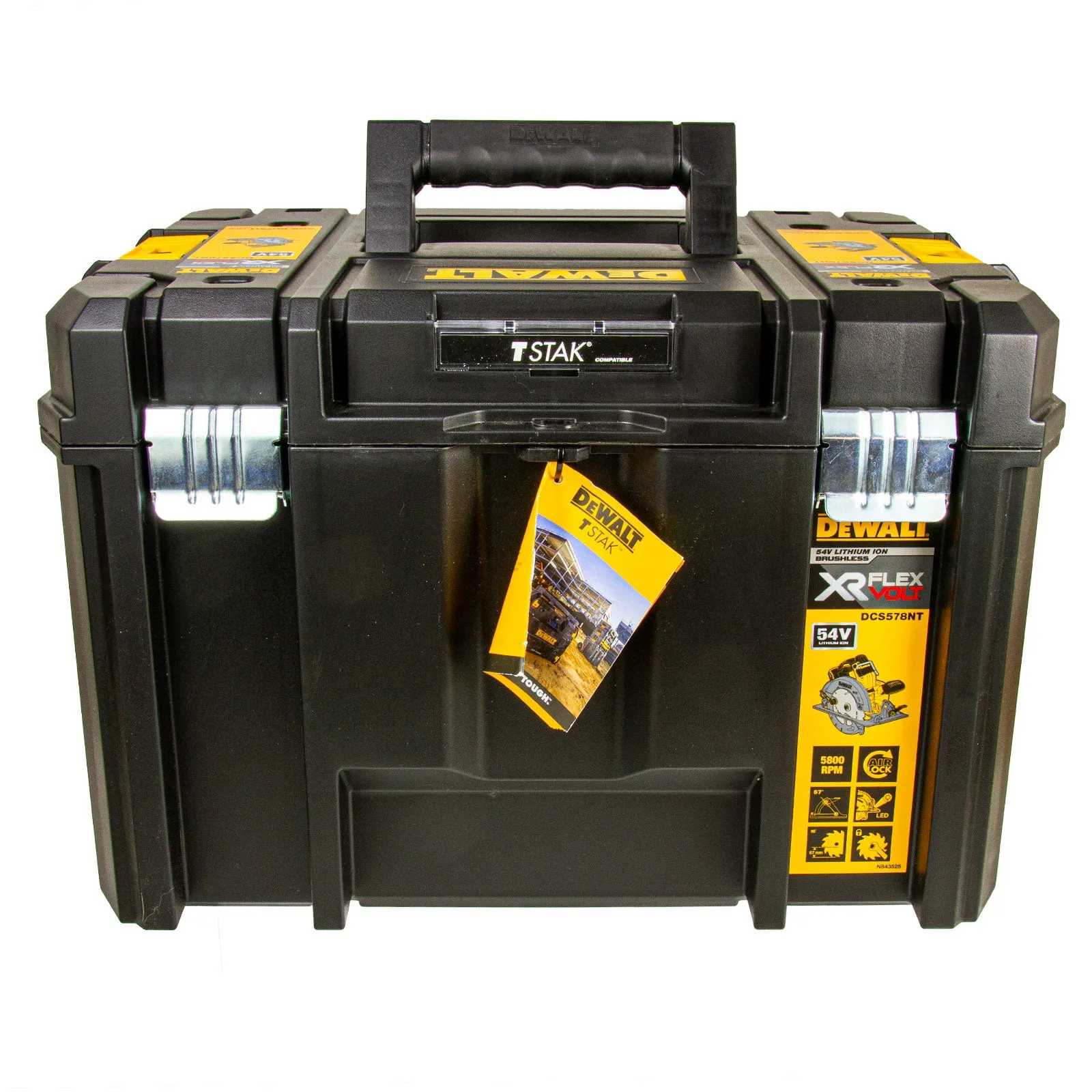 54 Volt XR Flexvolt Akku-Handkreissäge DCS578NT, Brushless, 190 mm Sägeblatt