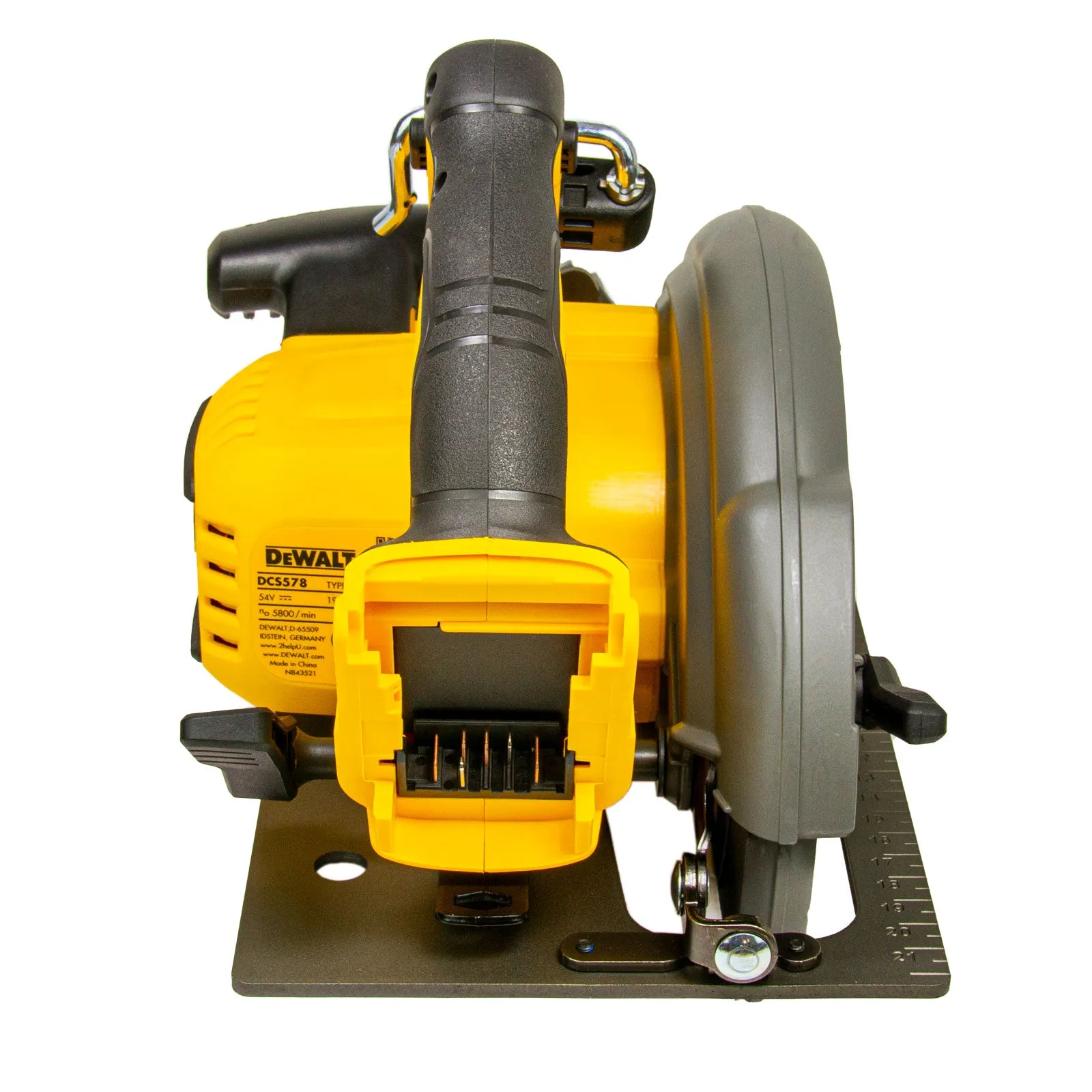 54 Volt XR Flexvolt Akku-Handkreissäge DCS578NT, Brushless, 190 mm Sägeblatt