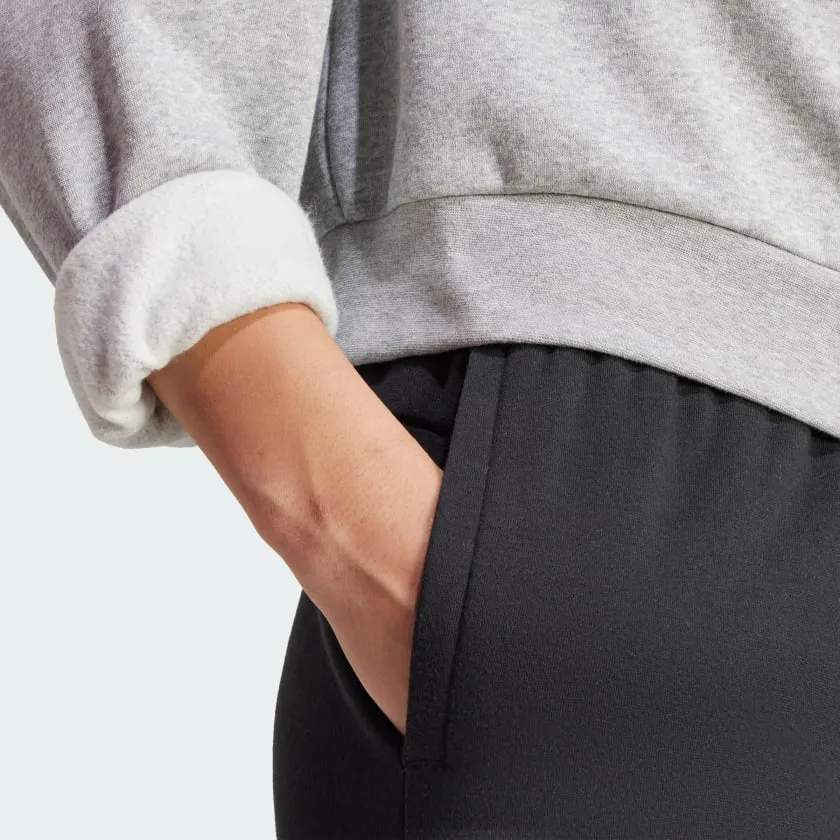 Adidas Womens Small Logo FeelCozy Sweatshirt - Grey
