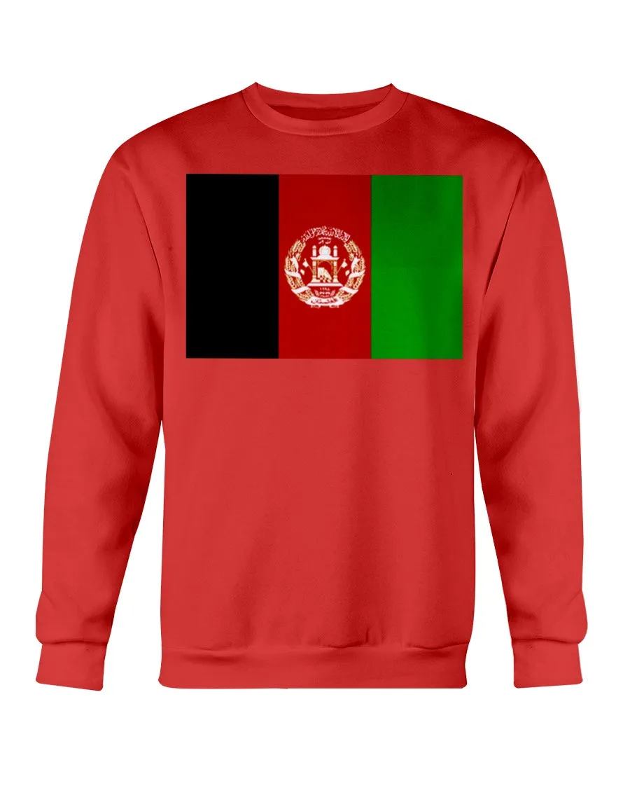 Afghanistan Flag Gildan Crewneck Sweatshirt