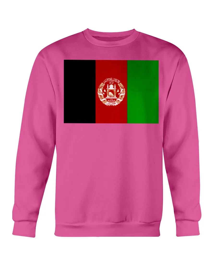 Afghanistan Flag Gildan Crewneck Sweatshirt