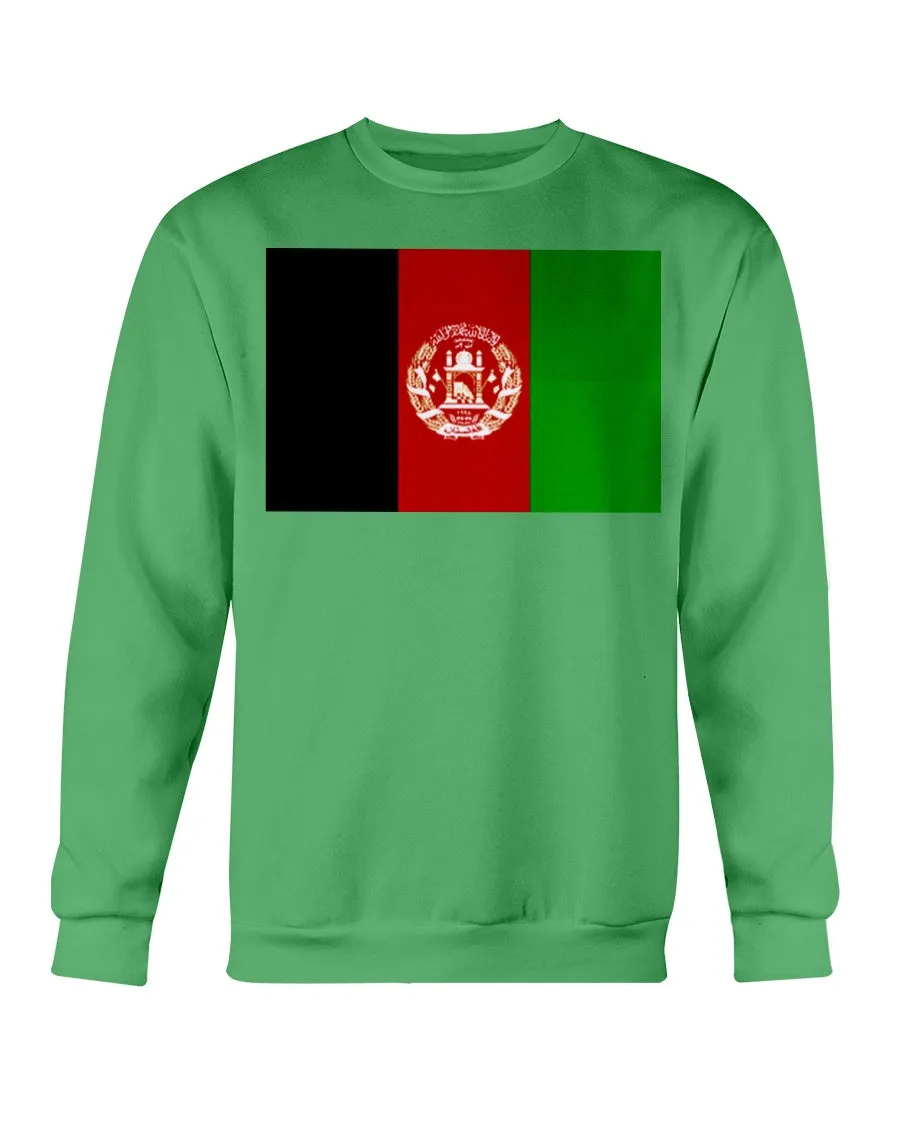 Afghanistan Flag Gildan Crewneck Sweatshirt