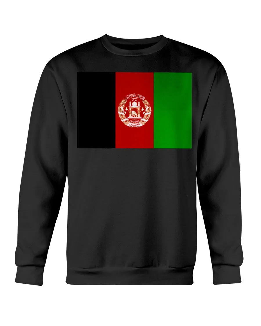 Afghanistan Flag Gildan Crewneck Sweatshirt