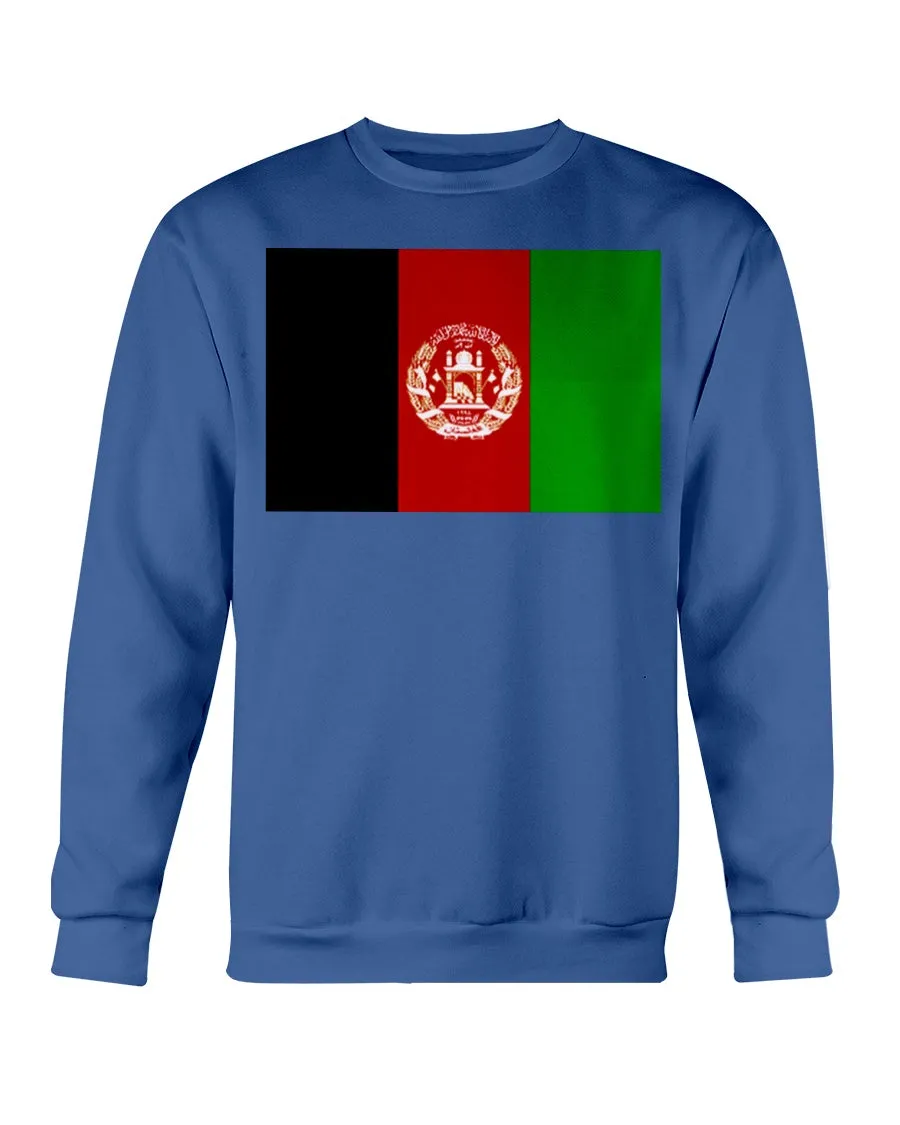 Afghanistan Flag Gildan Crewneck Sweatshirt