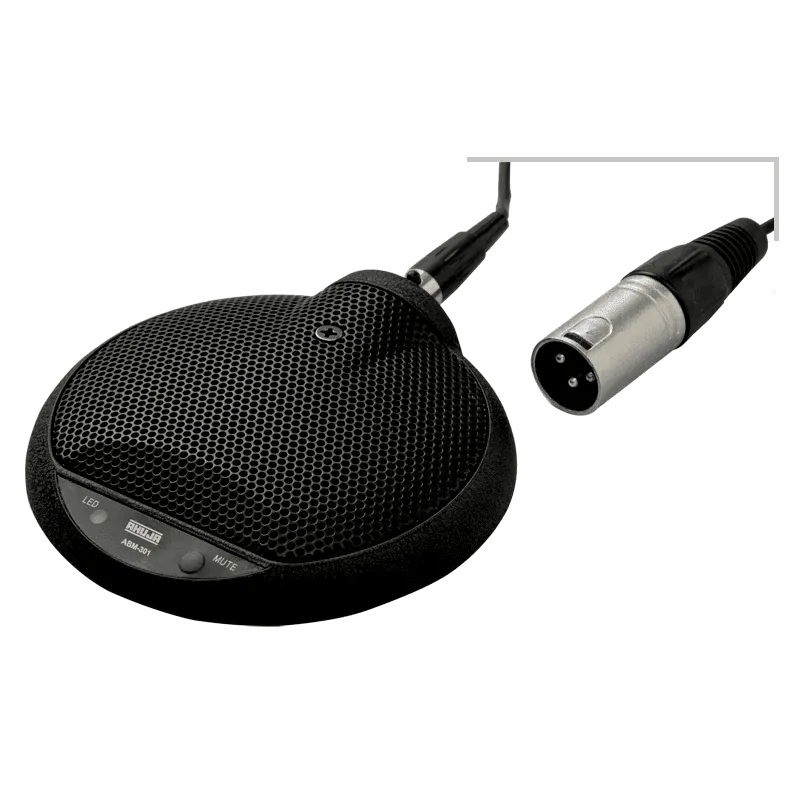 Ahuja ABM301M Omnidirectional Boundary Microphone with 5.8M Cable