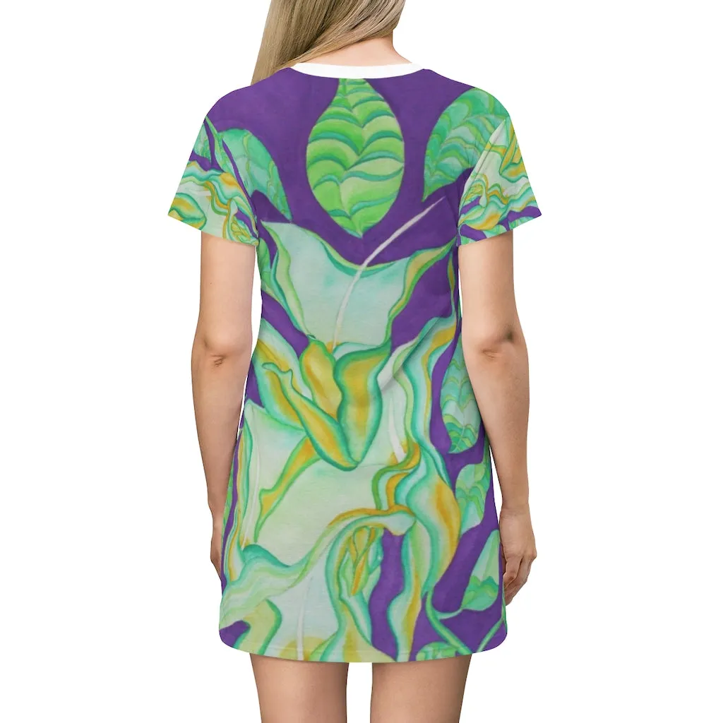 All Over Print T-Shirt Dress