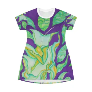 All Over Print T-Shirt Dress