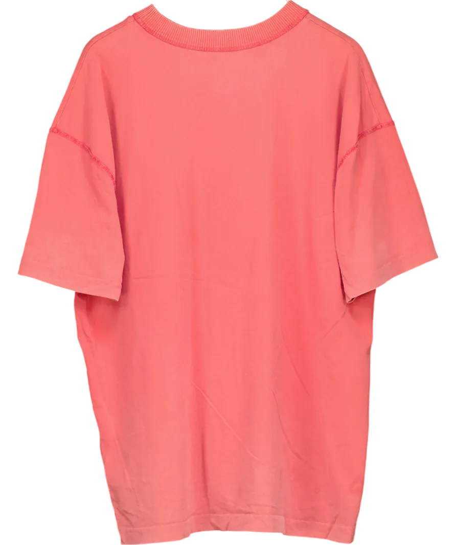 All Saints Pink Haven Oversized T-shirt UK L