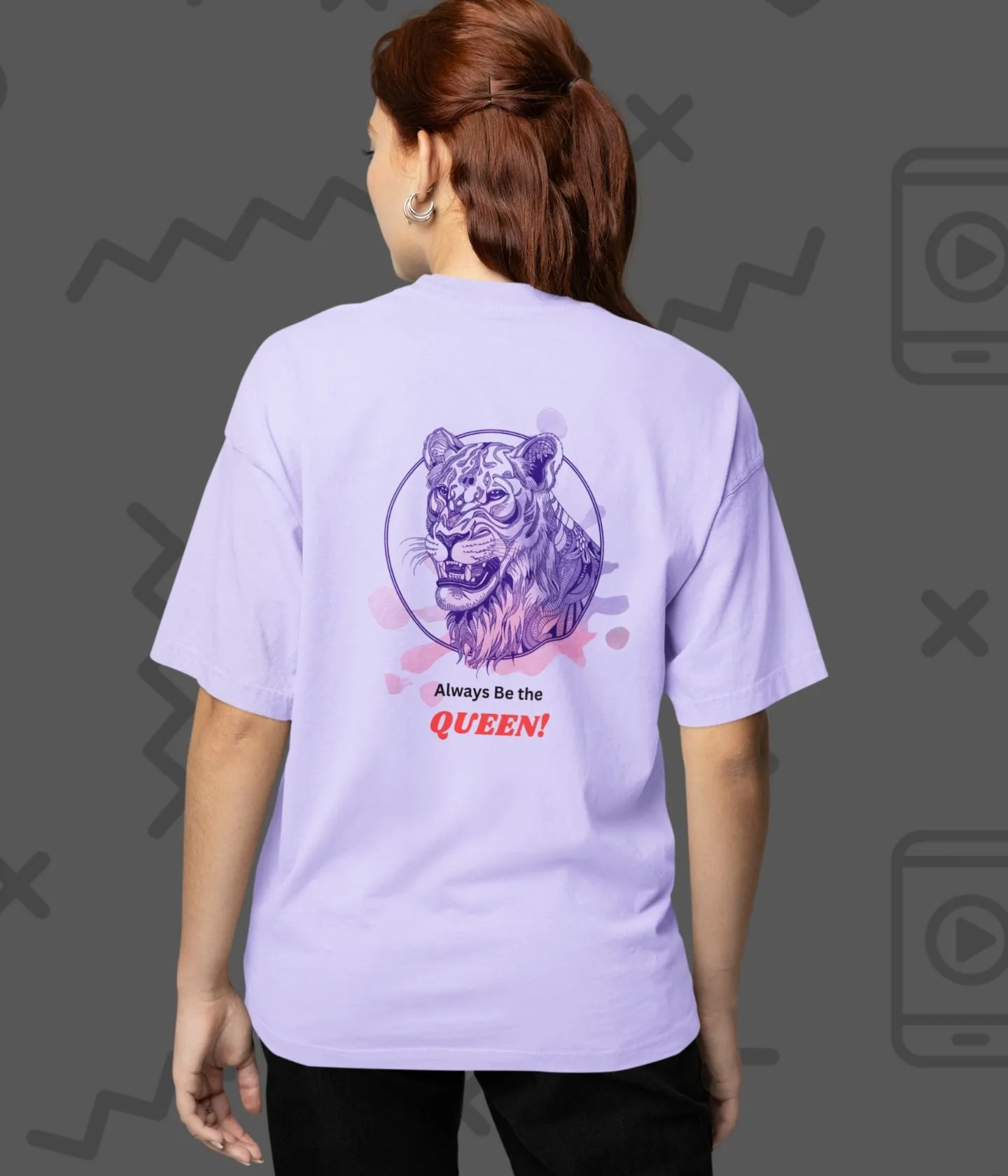 Always Be The Queen - Women's Oversized Classic T-Shirt