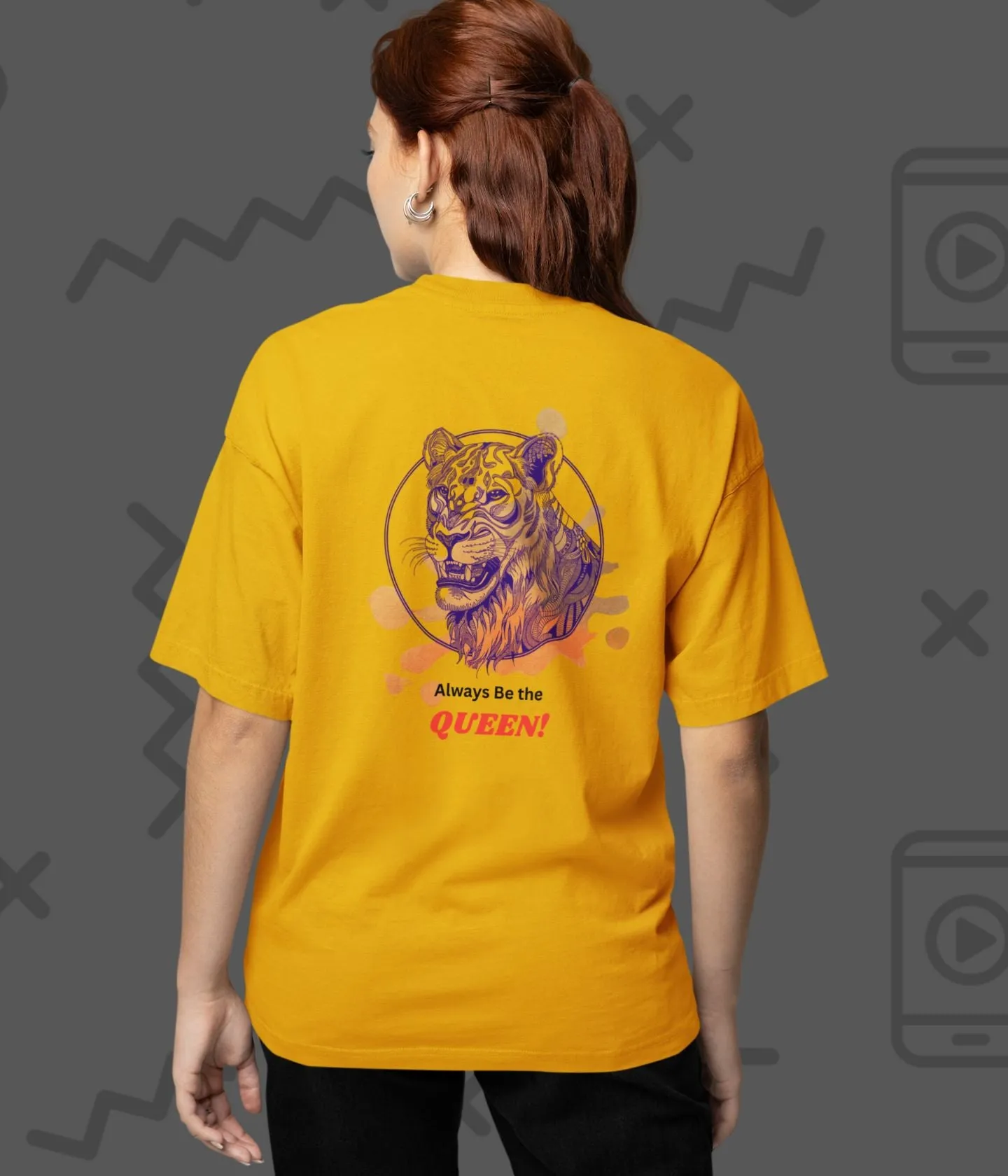 Always Be The Queen - Women's Oversized Classic T-Shirt