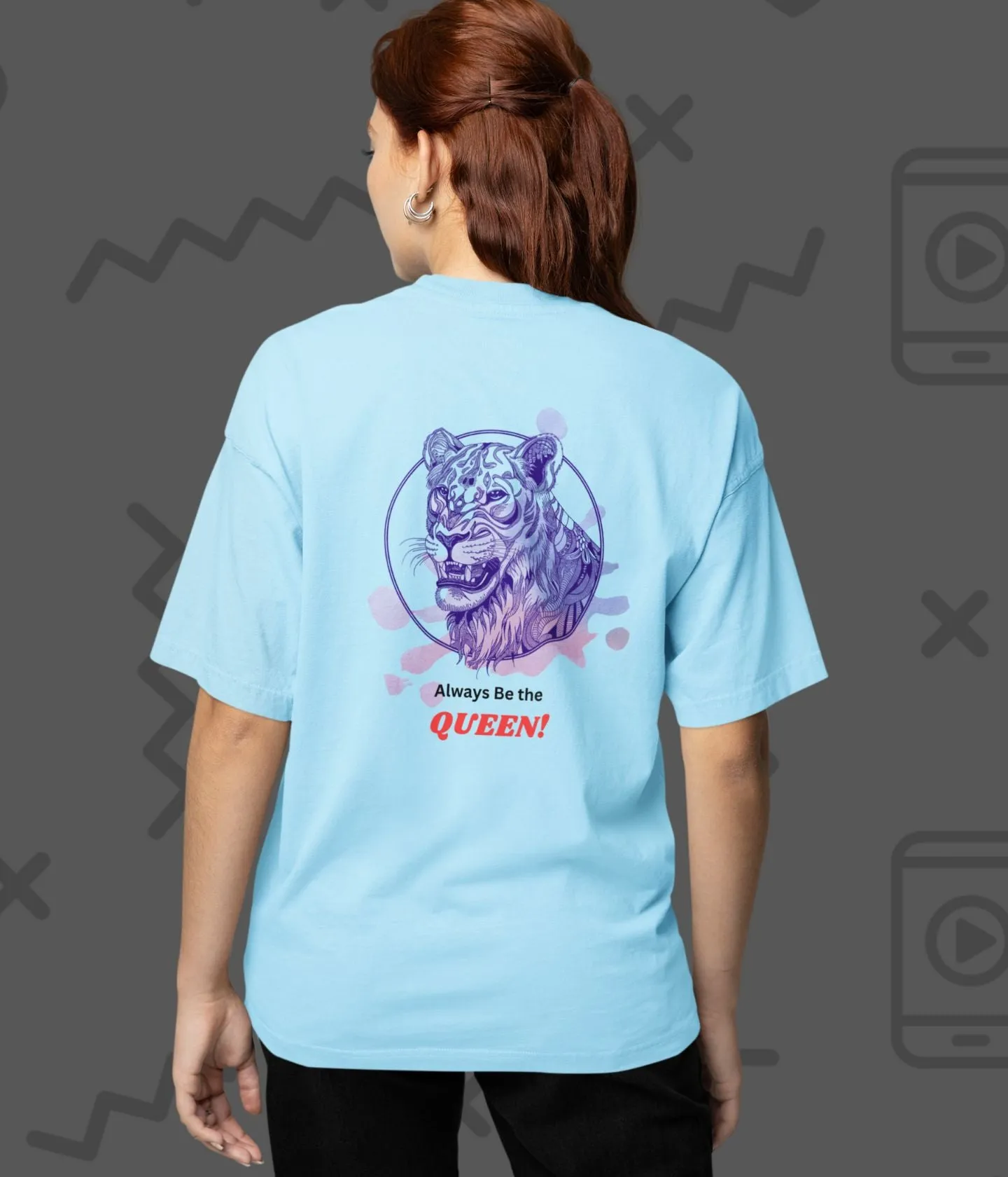 Always Be The Queen - Women's Oversized Classic T-Shirt
