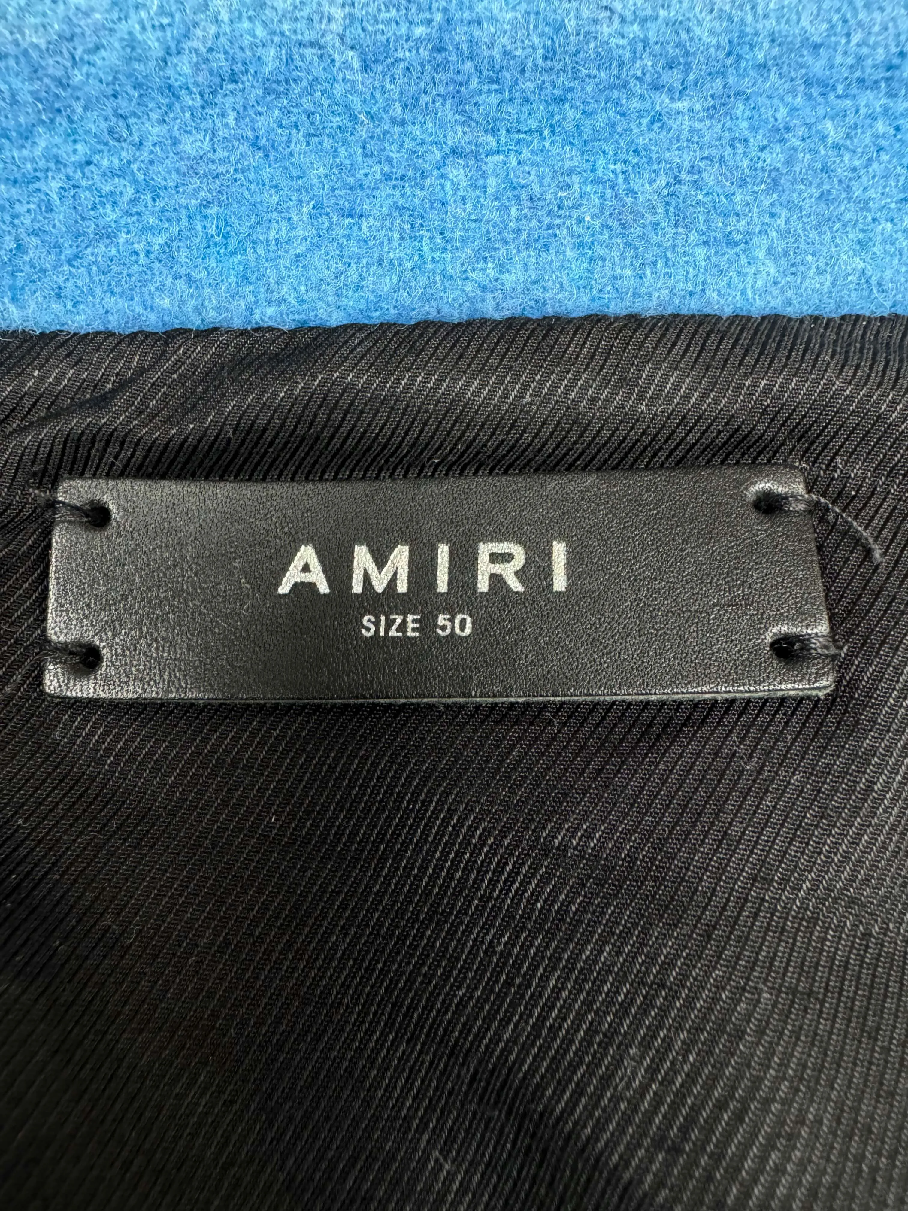 Amiri Bones Varsity Jacket – Blue