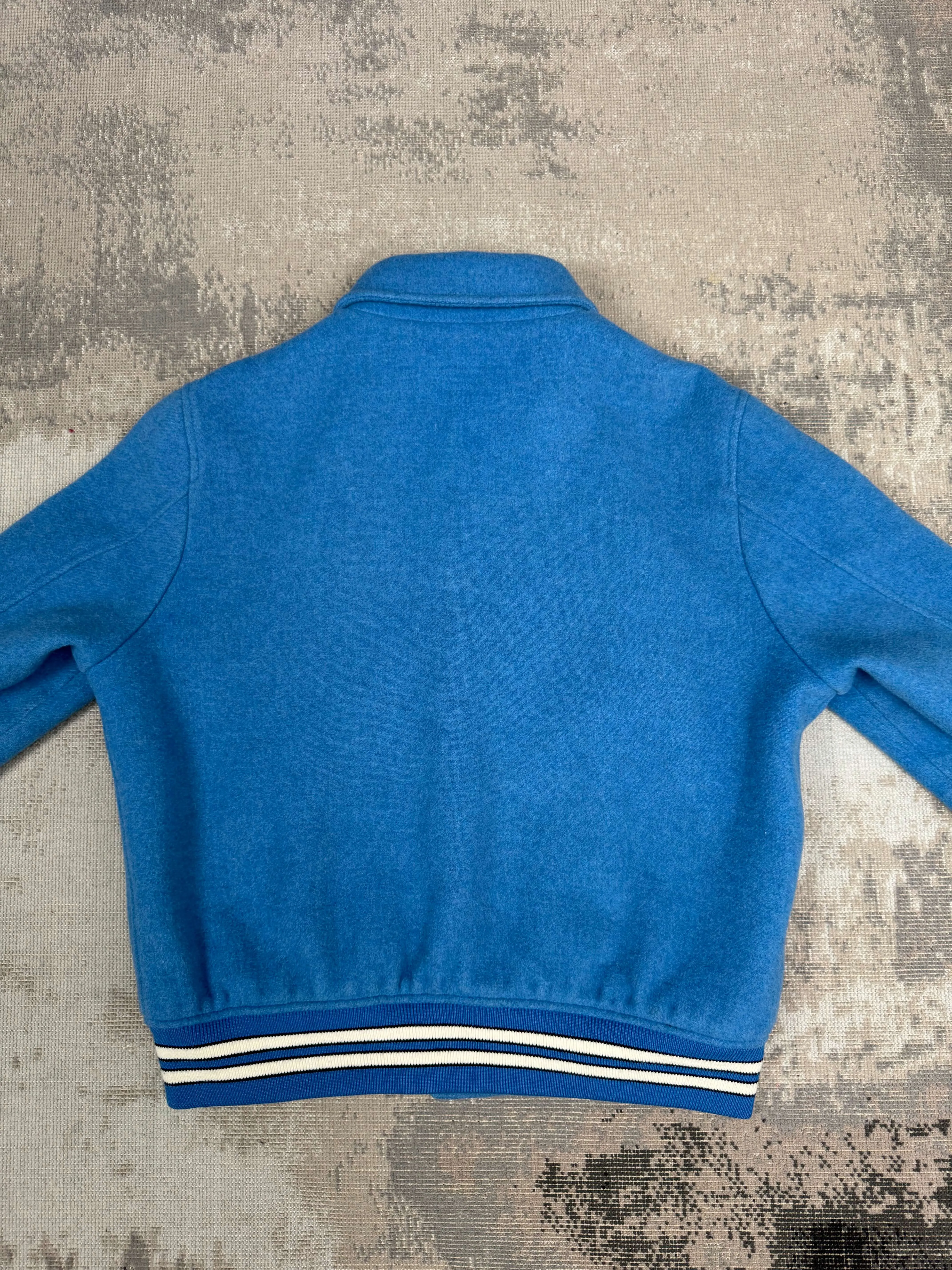 Amiri Bones Varsity Jacket – Blue