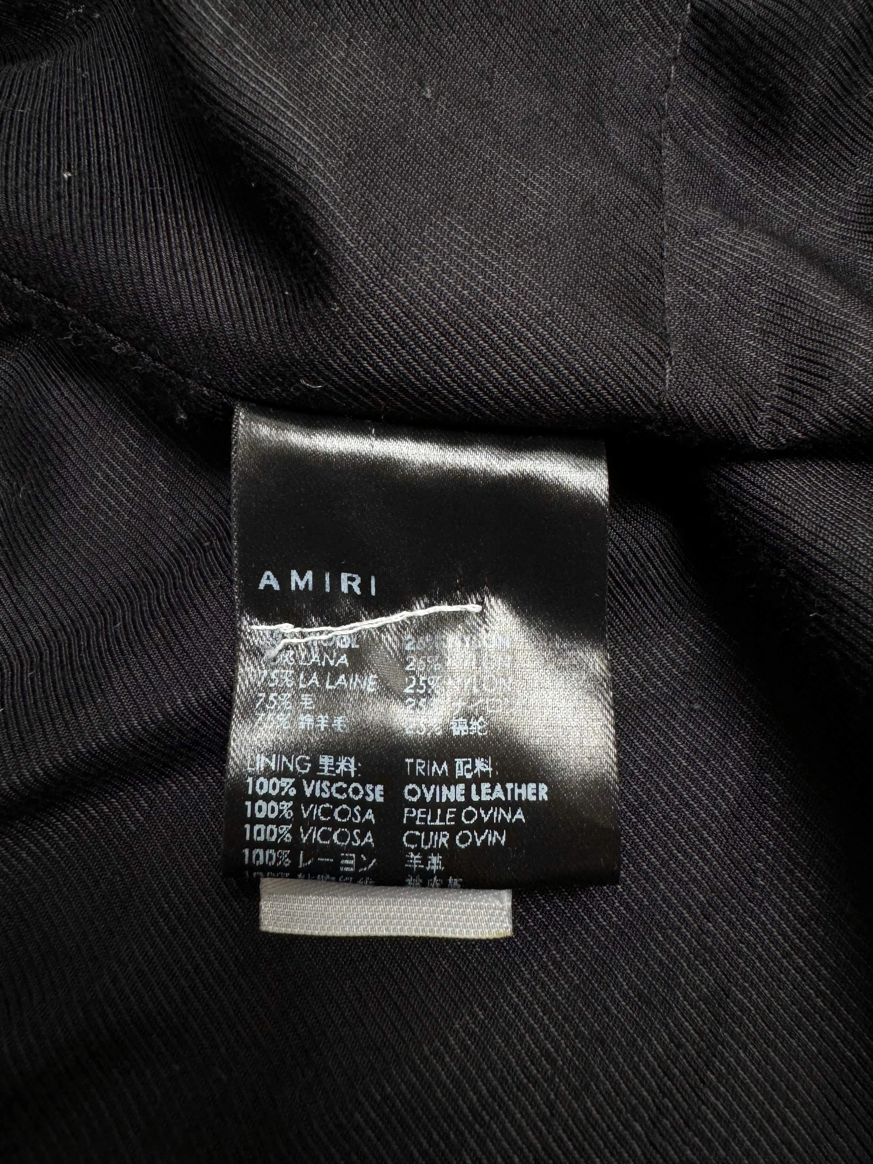 Amiri Bones Varsity Jacket – Blue