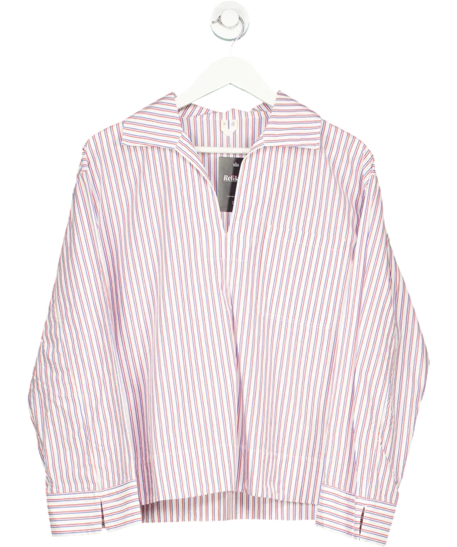 Arket Striped Sailor Cotton Shirt UK 10