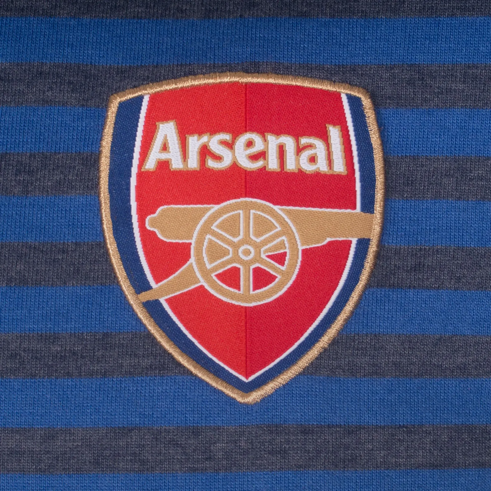 Arsenal FC Mens Polo Shirt Striped