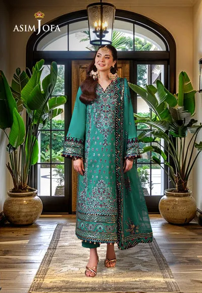 Asim Jofa | Luxury CAMBRIC 3 PCS '24 | AJFILE-20