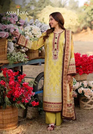 Asim Jofa Printed Lawn '25 | AJUUB-02