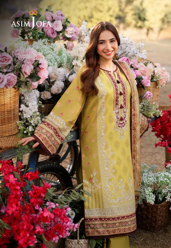 Asim Jofa Printed Lawn '25 | AJUUB-02
