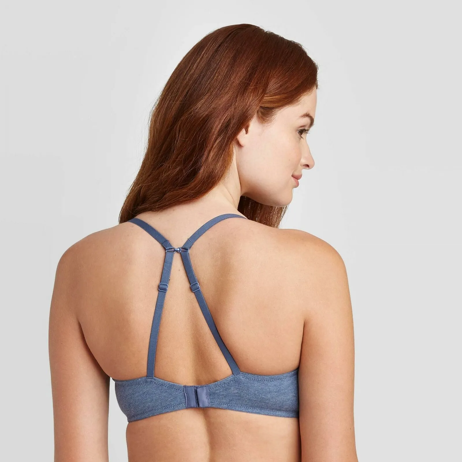 Auden Women's Everyday Cotton Demi Lightly Lined T-Shirt Bra. KY351
