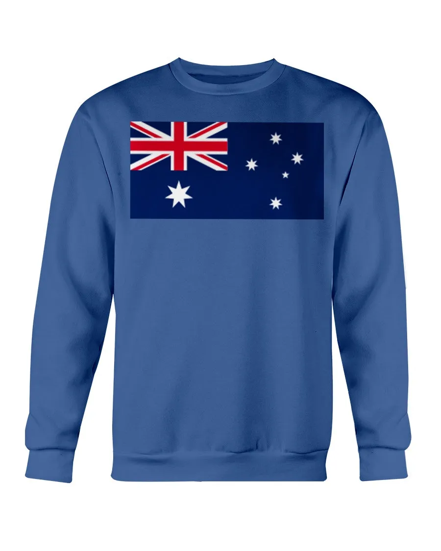 Australian Flag Gildan Crewneck Sweatshirt