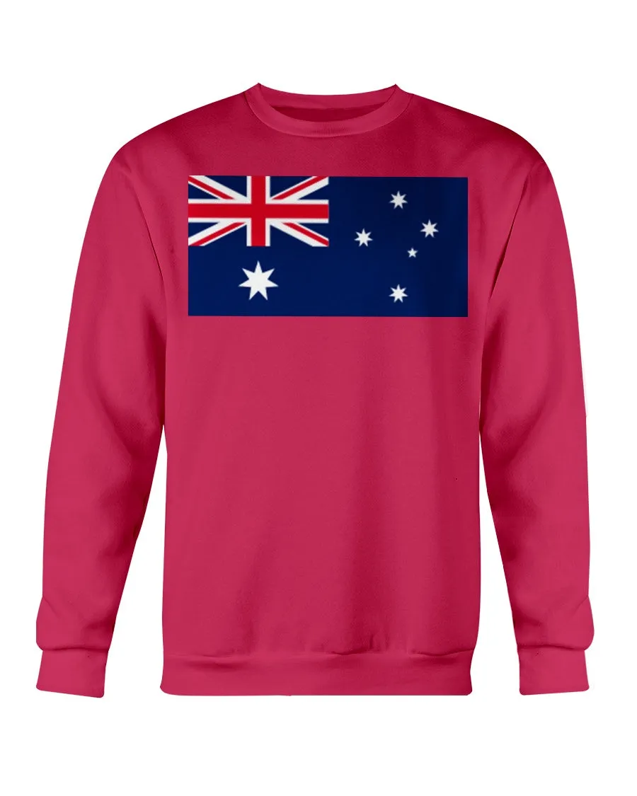 Australian Flag Gildan Crewneck Sweatshirt
