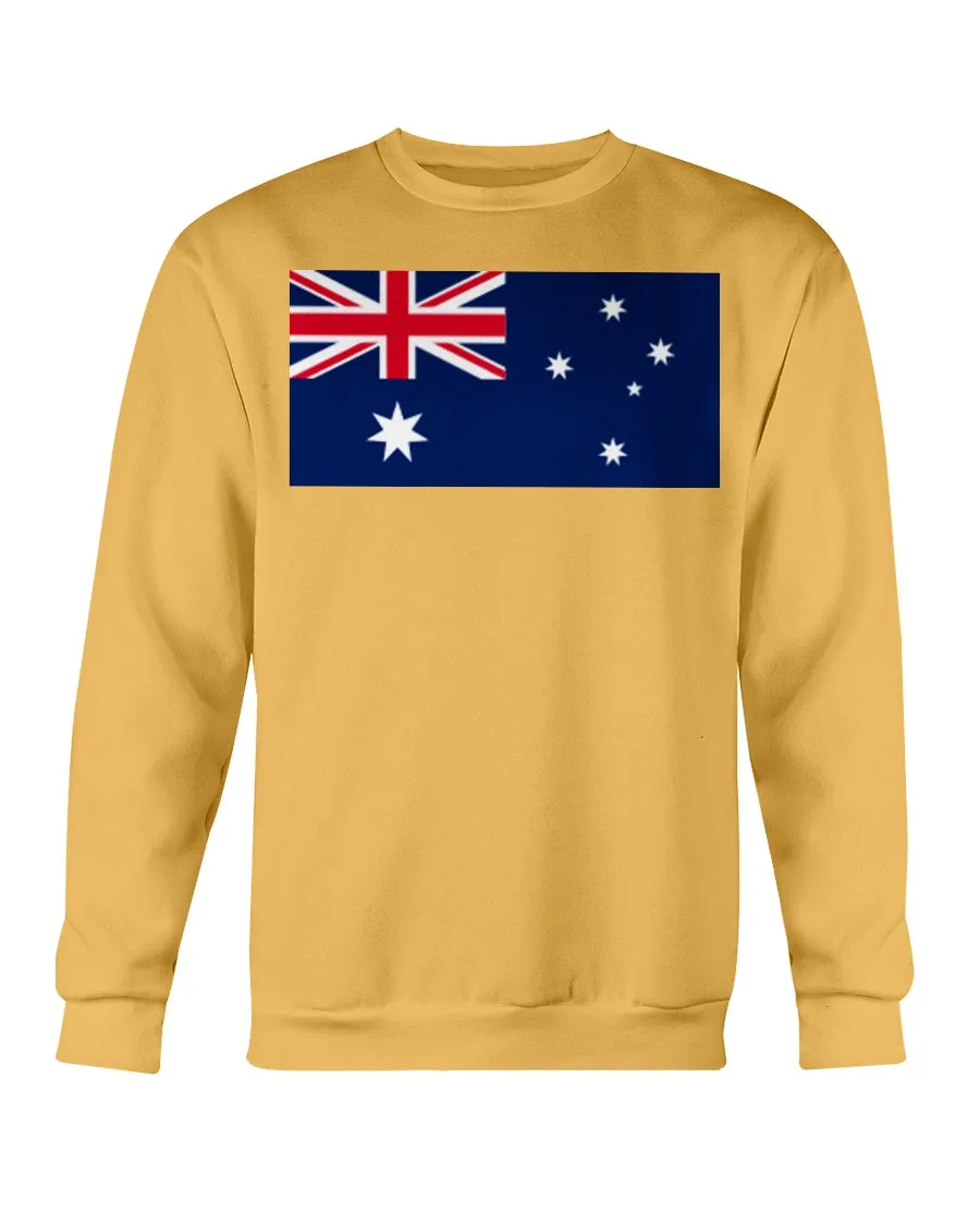Australian Flag Gildan Crewneck Sweatshirt