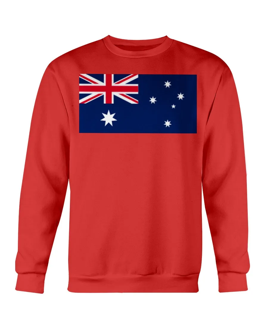Australian Flag Gildan Crewneck Sweatshirt