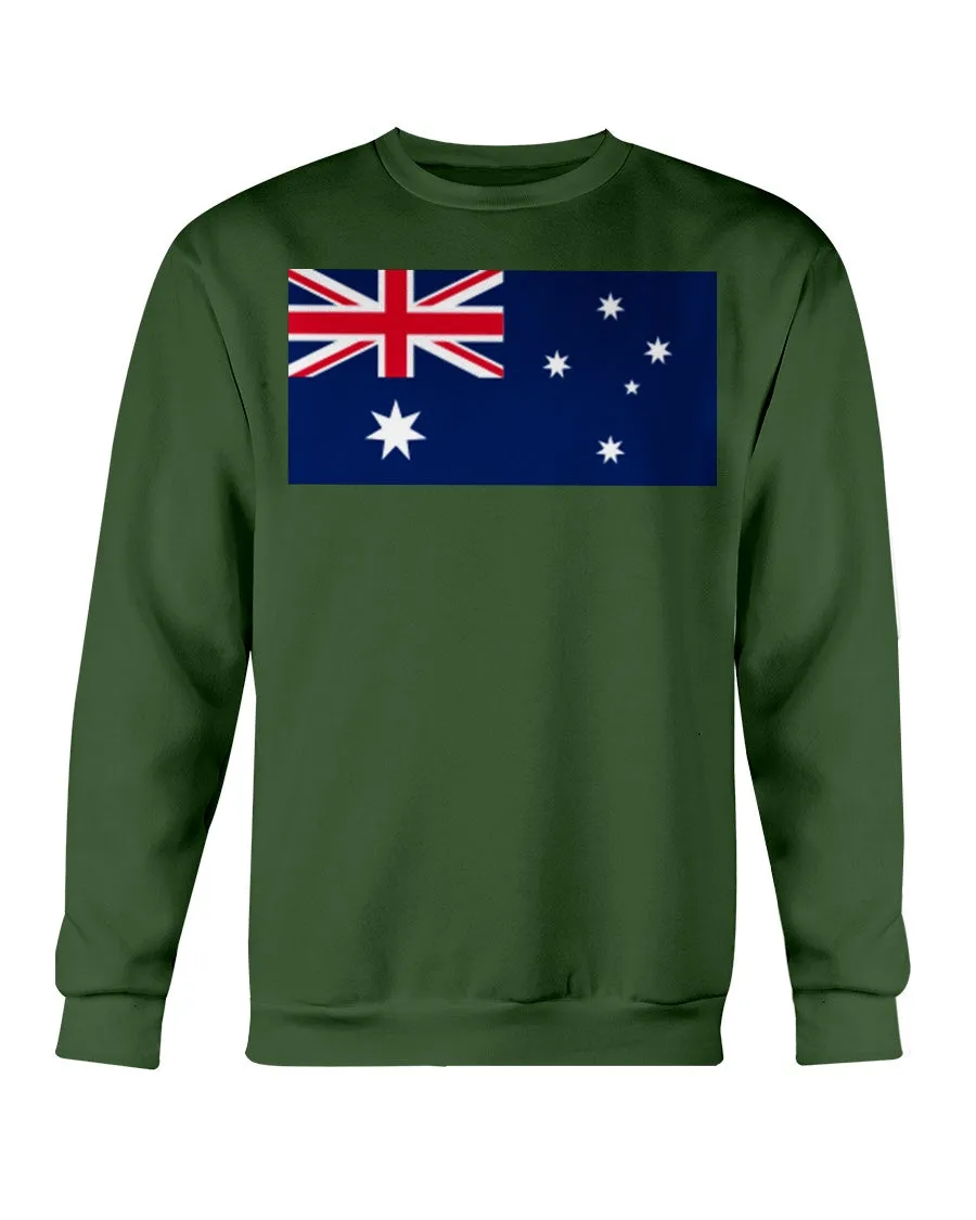 Australian Flag Gildan Crewneck Sweatshirt