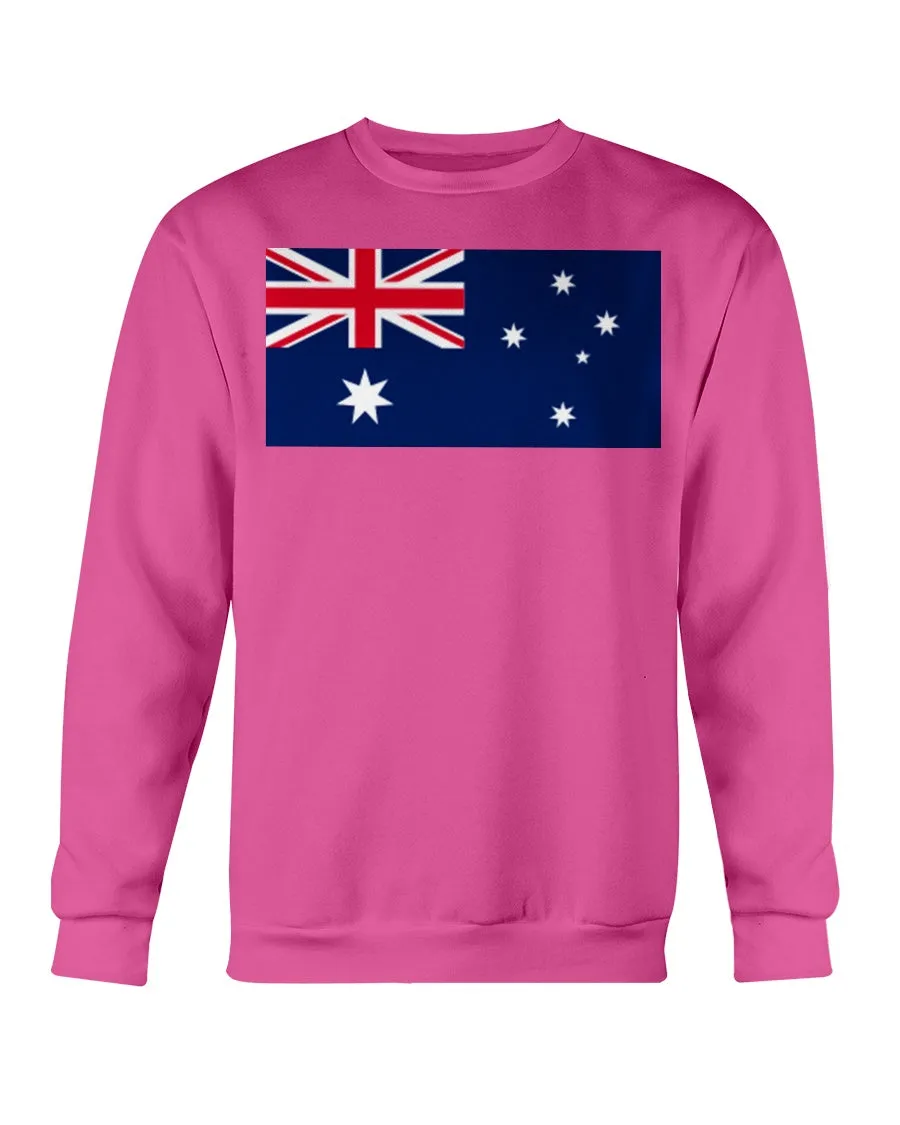 Australian Flag Gildan Crewneck Sweatshirt