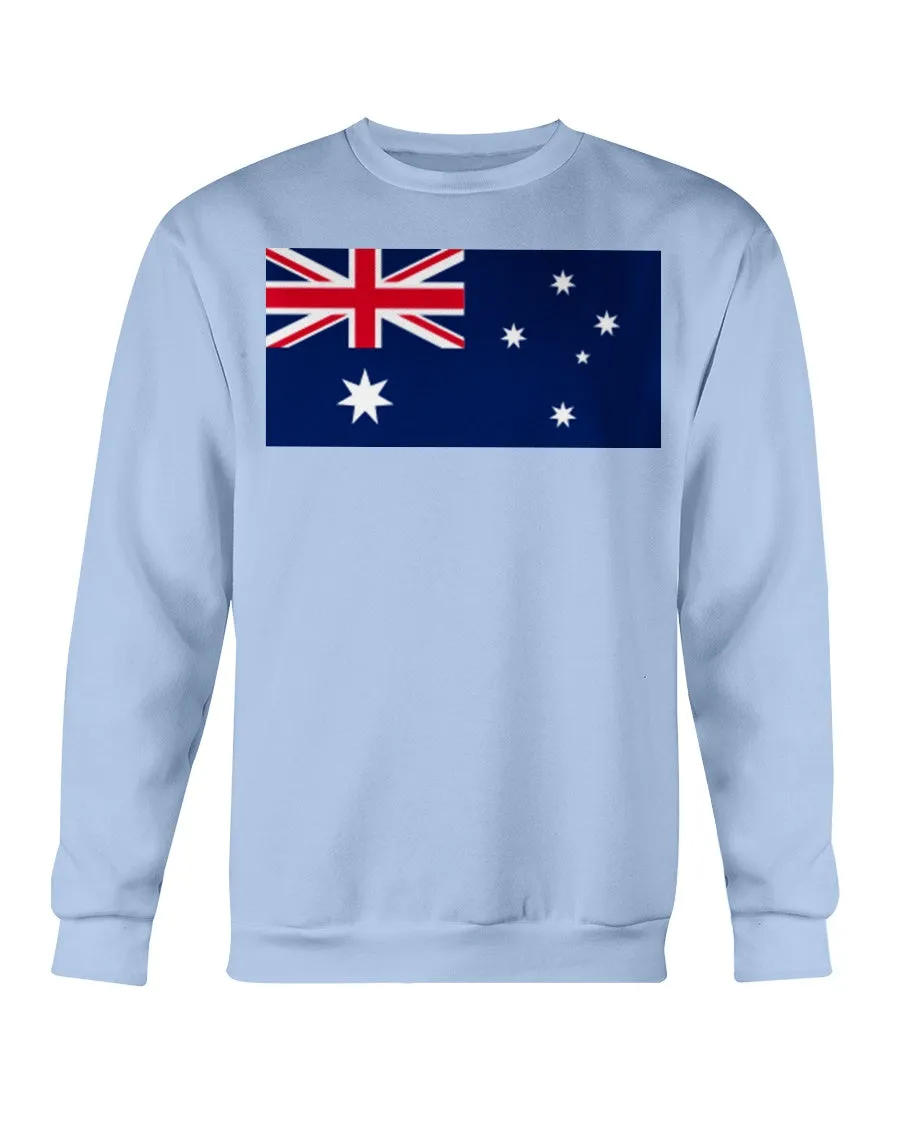 Australian Flag Gildan Crewneck Sweatshirt