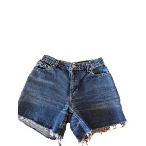 Authentic Tommy Hilfiger Jean Shorts Dark Wash Size 2 Great Condition