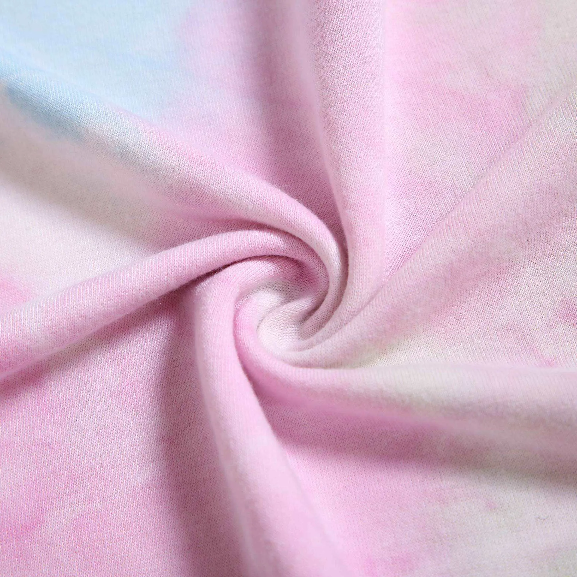 Autumn and Winter Cotton Loose Tie Dyed Long Sleeve Pullover Sweater