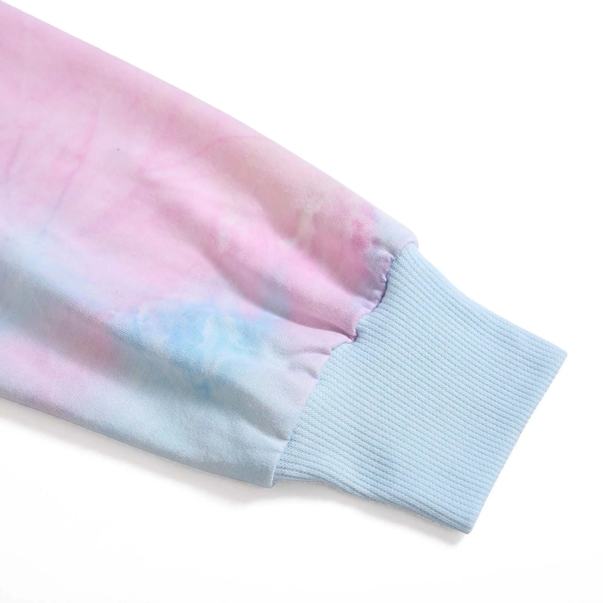 Autumn and Winter Cotton Loose Tie Dyed Long Sleeve Pullover Sweater