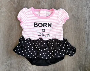 BABY GIRL SIZE 3 MONTHS - KOALA Baby, Graphic Onesie, Ruffled Dress EUC B47