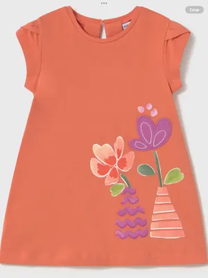 Baby graphic floral dress 0225171