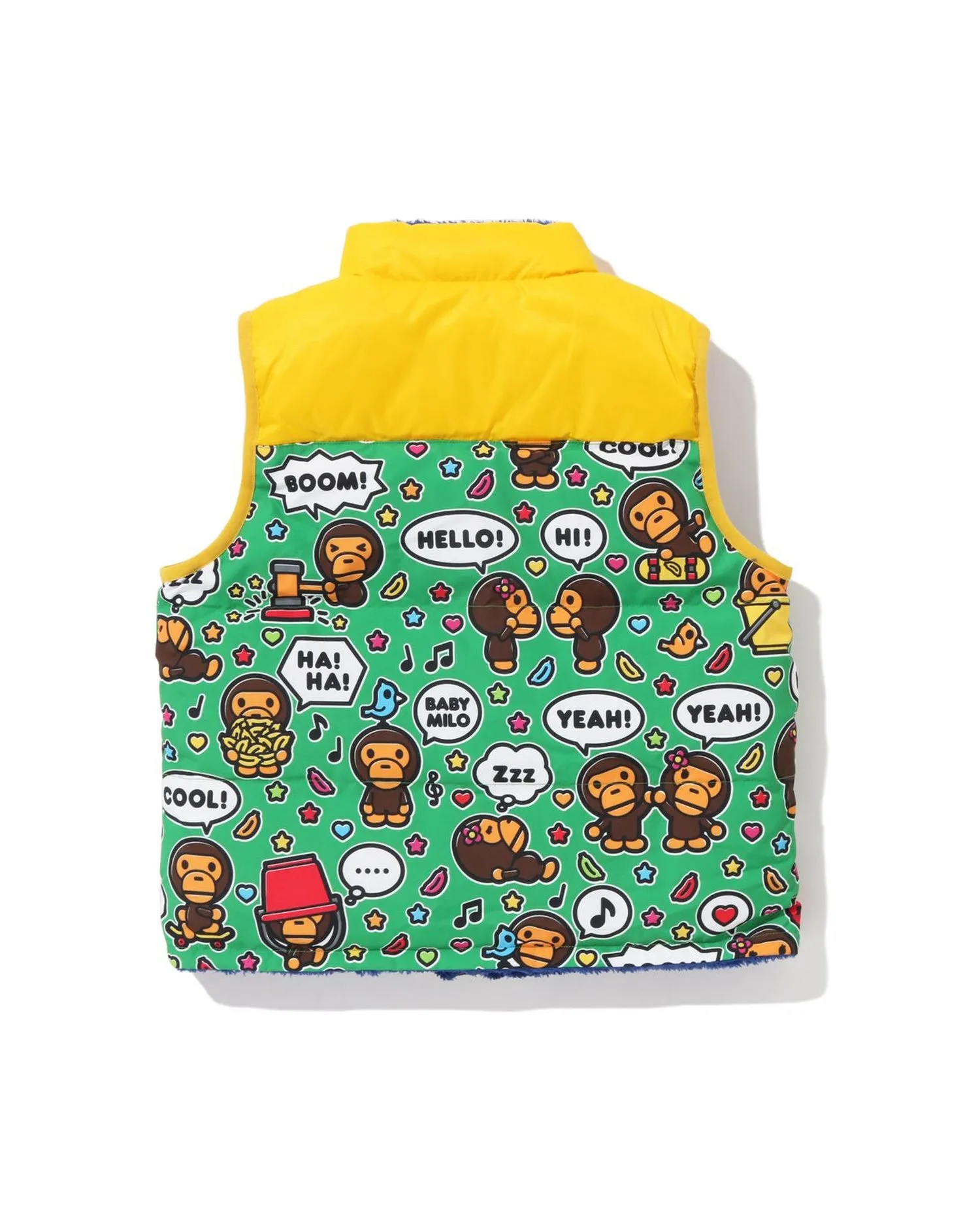 Baby Milo Speech Balloon Reversible Down Vest