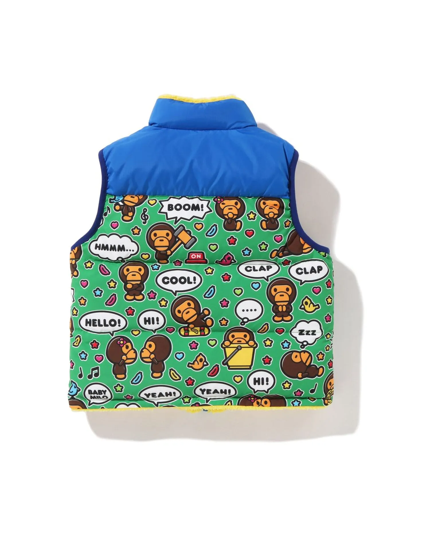 Baby Milo Speech Balloon Reversible Down Vest