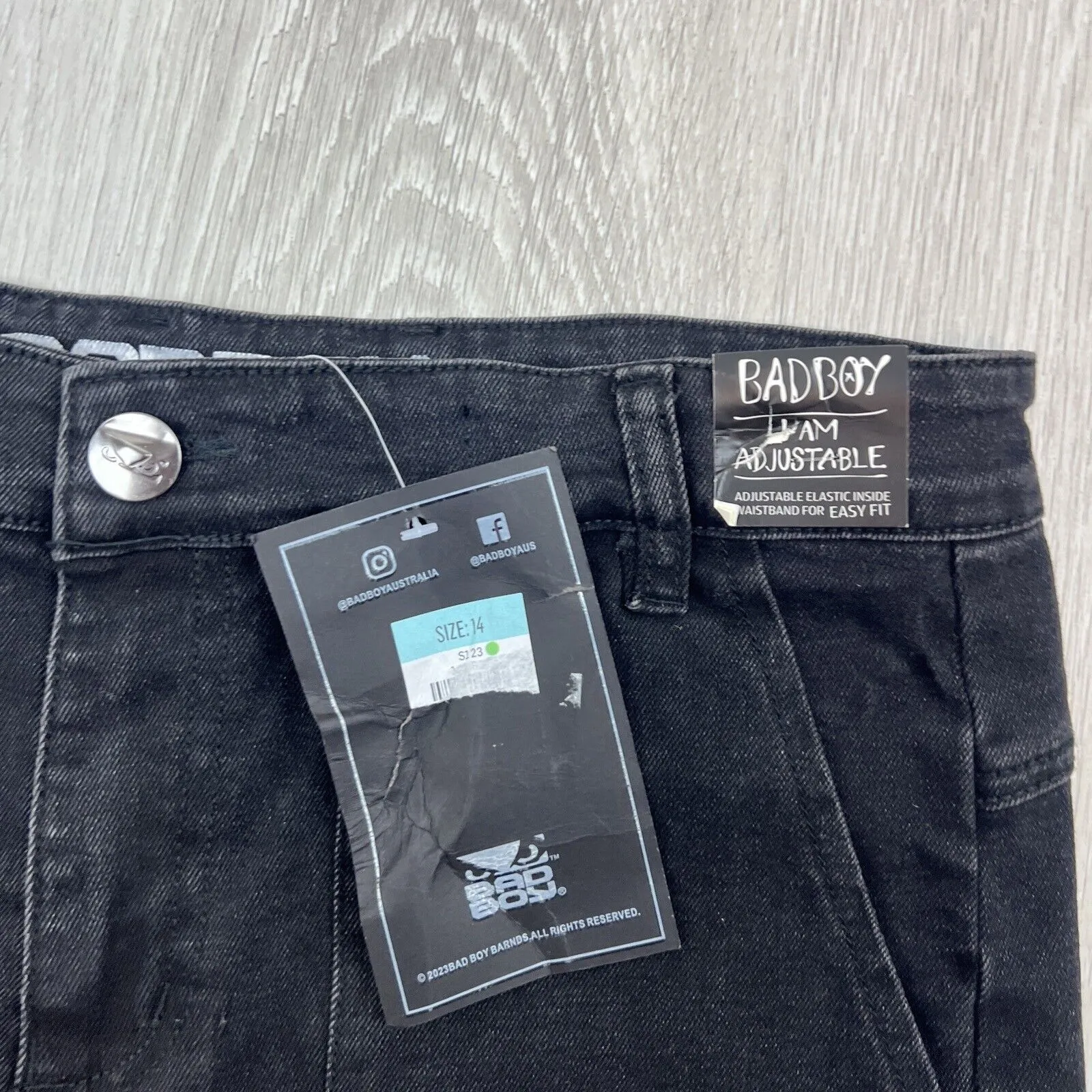 Badboy Boys Denim Shorts Size 14 Years (new)