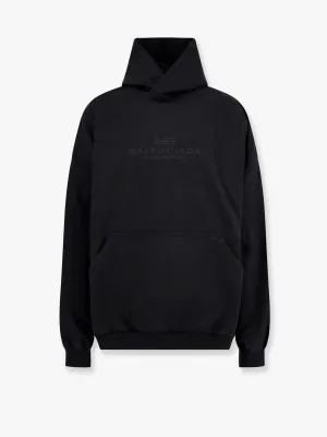 Balenciaga Cotton Sweatshirt With Logo Embroidery