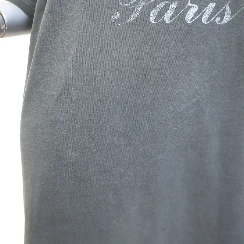 Balenciaga Paris Oversized T-Shirt Gray Vintage Jersey Size Large Unisex