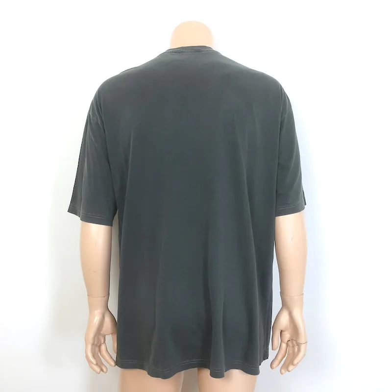 Balenciaga Paris Oversized T-Shirt Gray Vintage Jersey Size Large Unisex