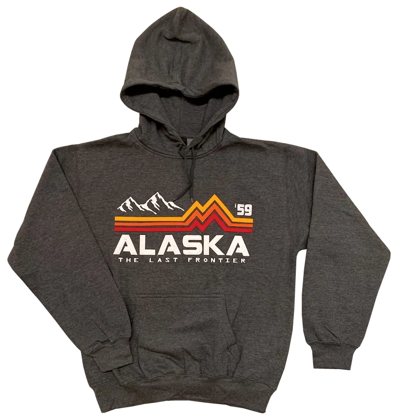 Band of Color Applique Alaska Hoodie