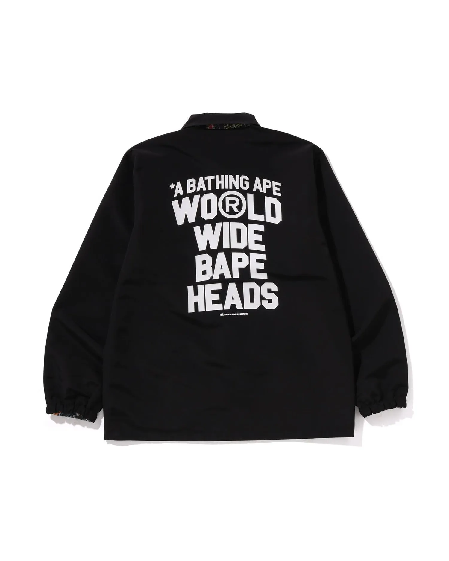 BAPE Flyer Pattern Reversible Coach Jacket