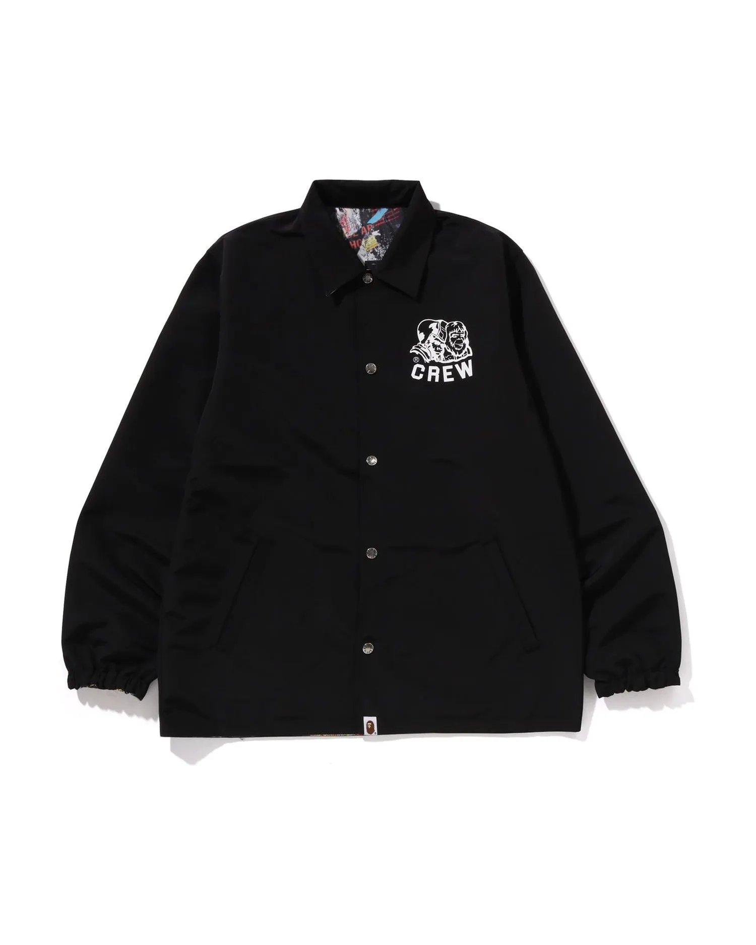 BAPE Flyer Pattern Reversible Coach Jacket
