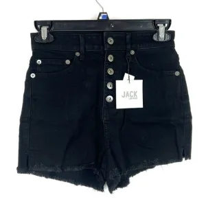 BB Dakota Women’s Black High Rise Denim Shorts Size 25/XS