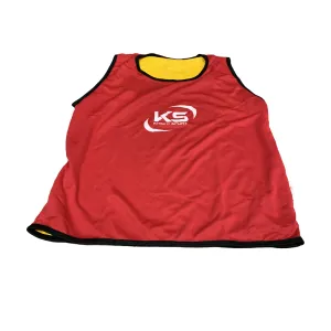Bibs Reversible Red-Yellow