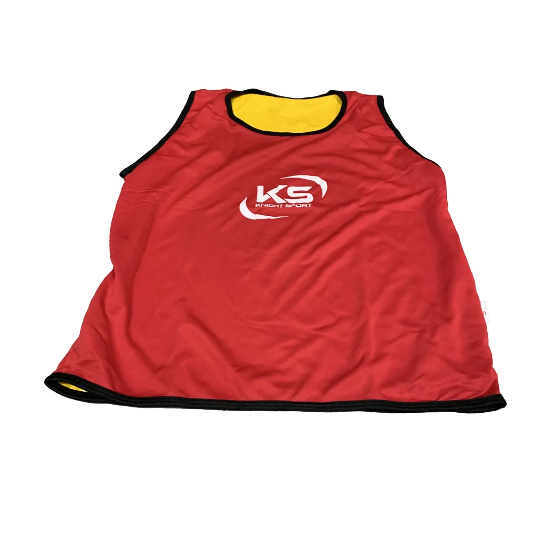 Bibs Reversible Red-Yellow